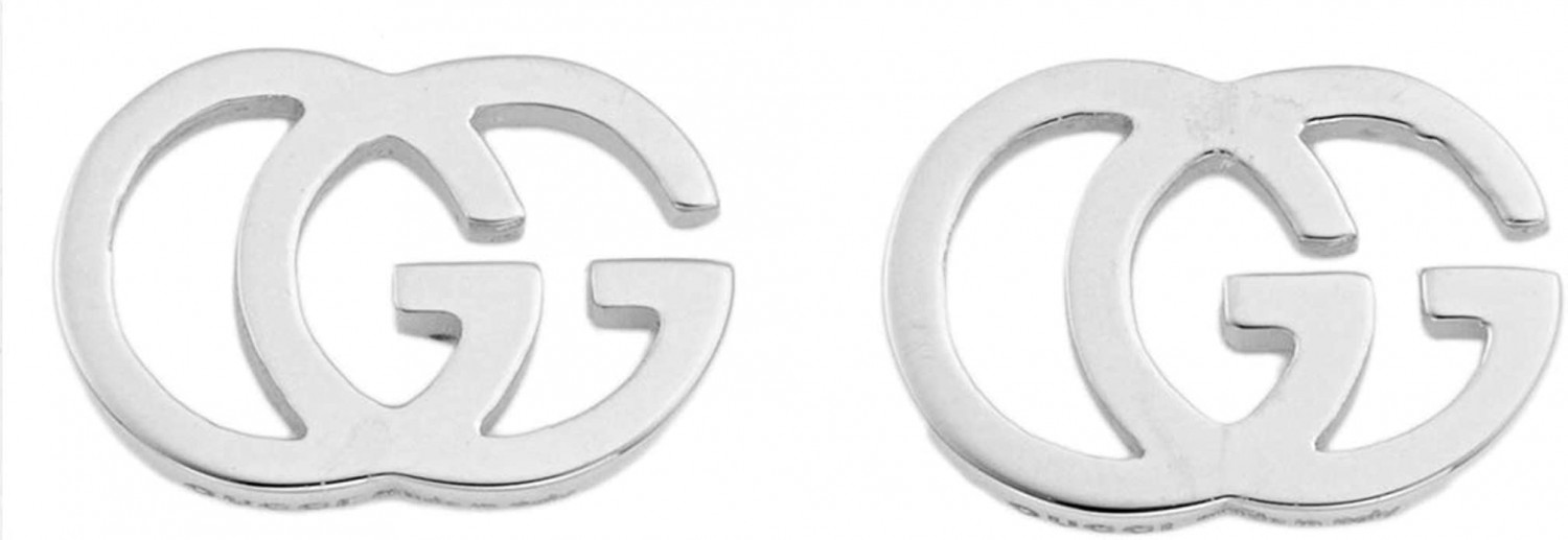 GUCCI Gucci 18LWG white gold GG rivet ear nail 094074-J8502-9000