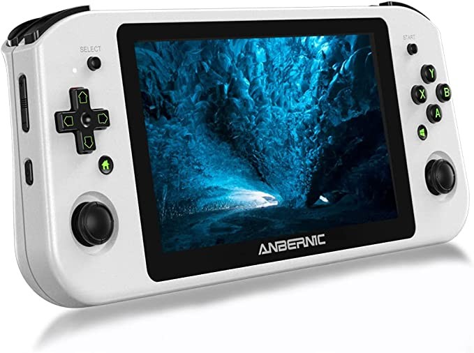 Daxceirry WIN600 Video Handheld PC Game Console Win 10 Version 8G DDR4 with 256G M.2 SSD, Support Steam OS, with AMD Athlon Silver 3050e 6.9 inch OCA Fully Laminated IPS Screen