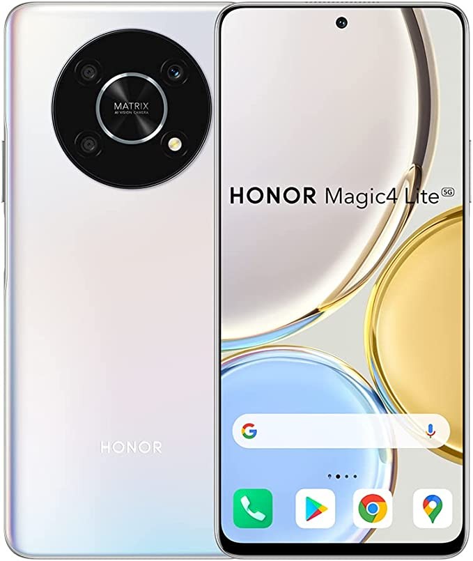 HONOR Magic4 Lite 5G Smartphone 6 + 128 GB Android 11 Phone with 48 MP Camera, 6,81" 120Hz LCD, Snapdragon 695, 66W Fast Charge, with 4800mAh Battery